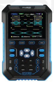 Двухканальный цифровой люминофорный осциллограф 2 в 1 FNIRSI-DPOX180H