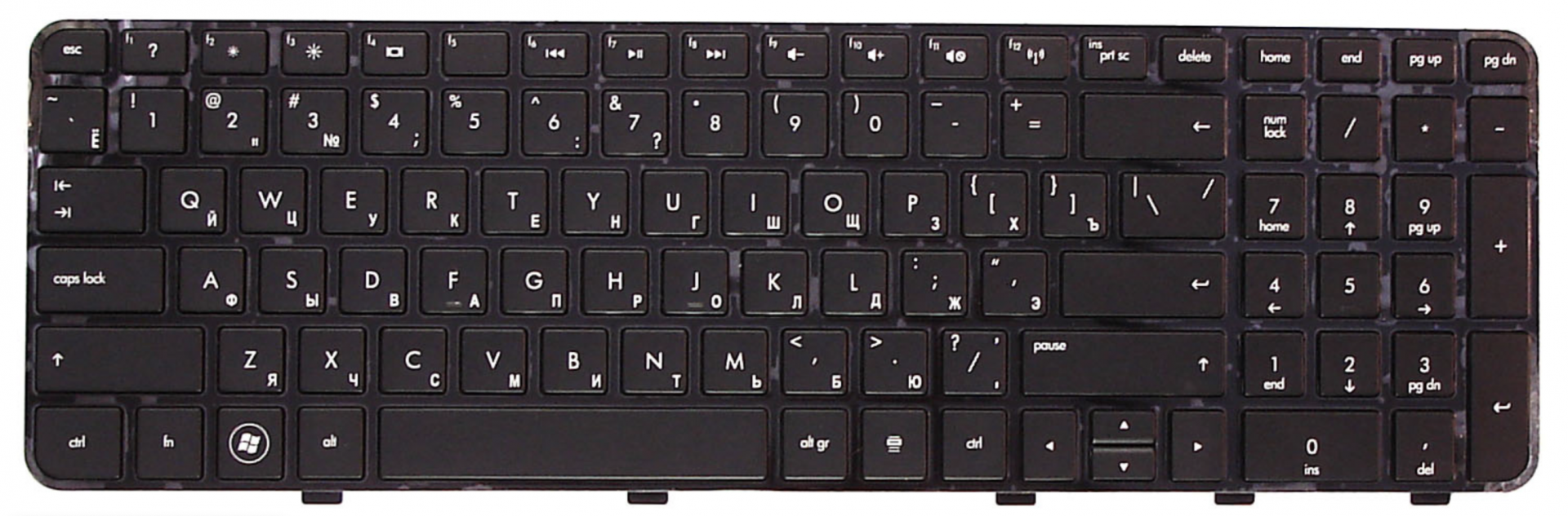 Клавиатура HP Pavilion dv6-6000 черная OEM
