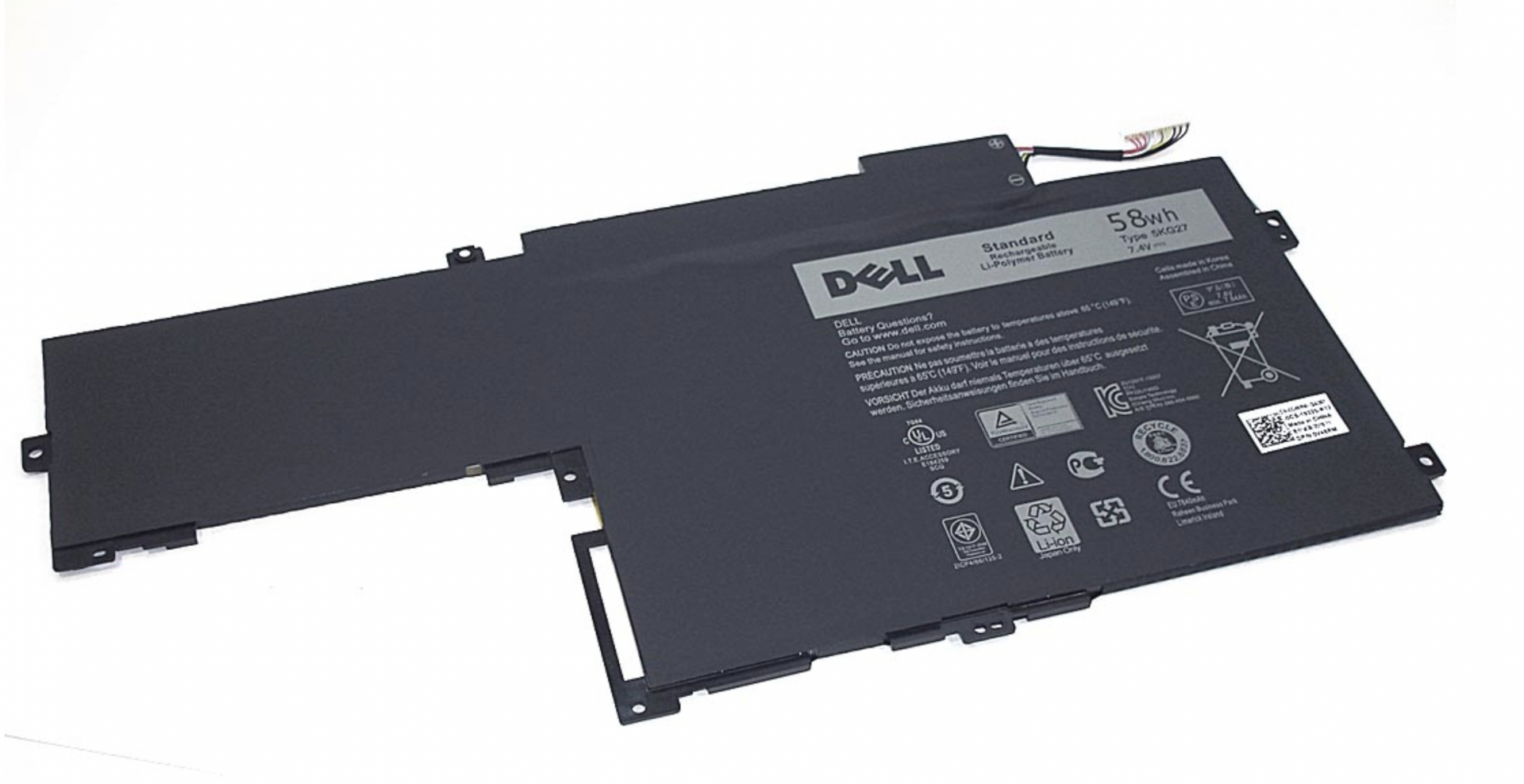 Аккумулятор Dell Inspiron 14 7437 7.4V, 58Wh, Original