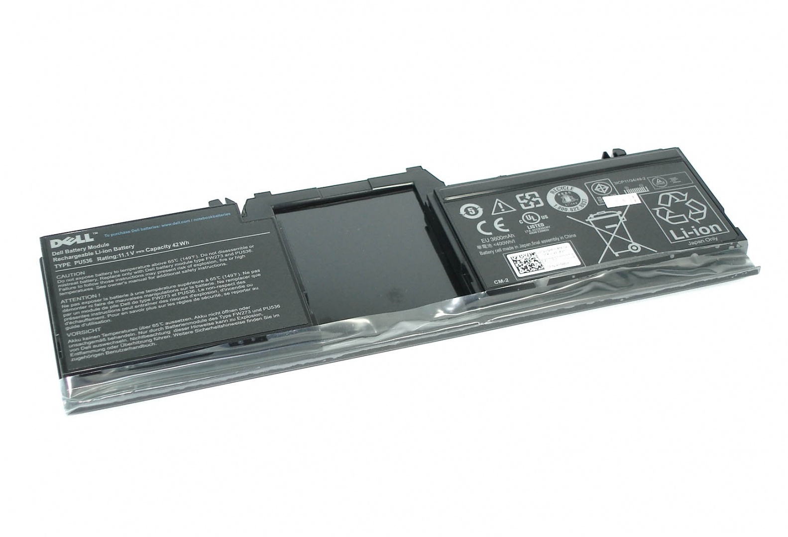 Аккумулятор DELL Latitude XT 11.1V, 42Wh, Original