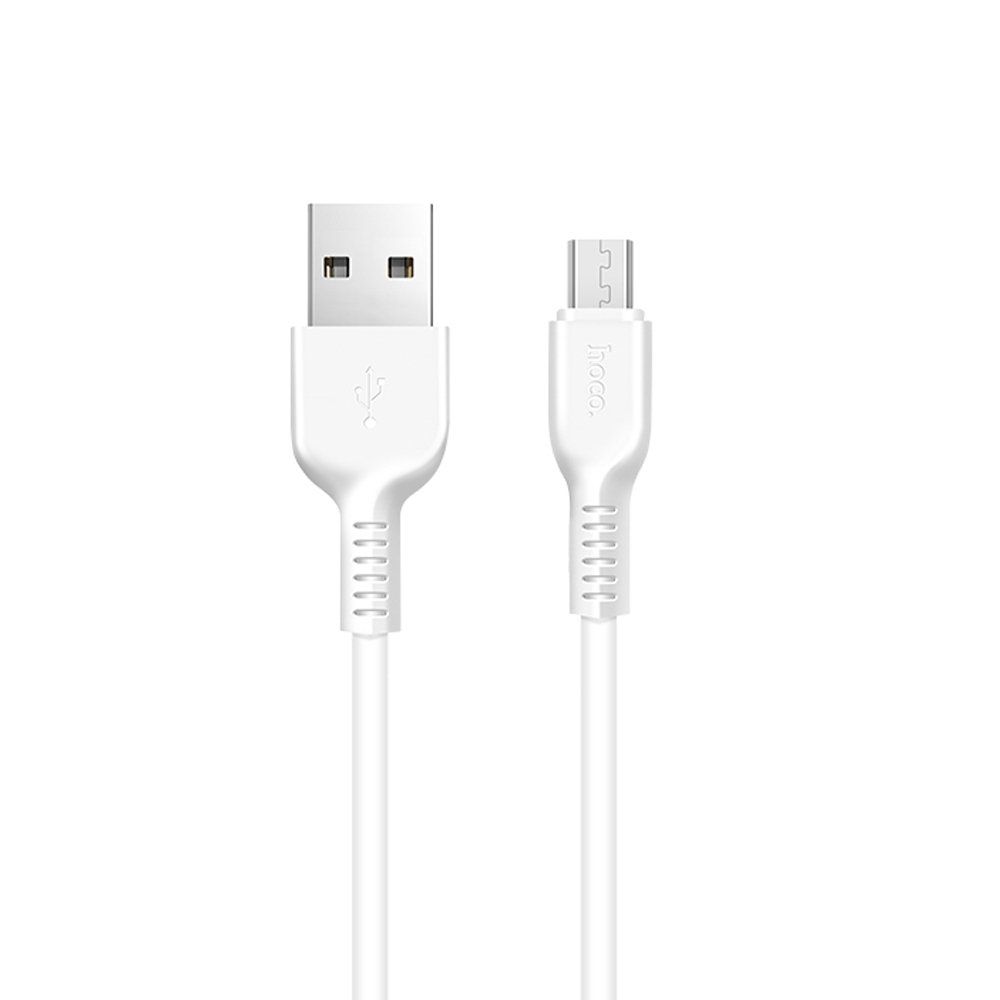 Кабель USB - micro USB HOCO X13 белый (1м)