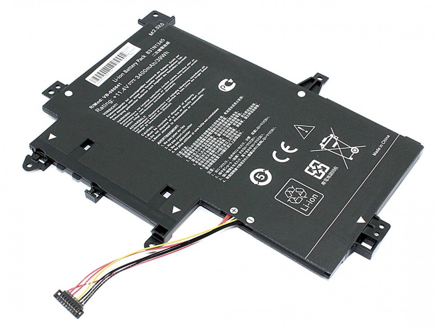 Аккумулятор ASUS Transformer Book Flip TP500 11.4V, 3400mAh, OEM