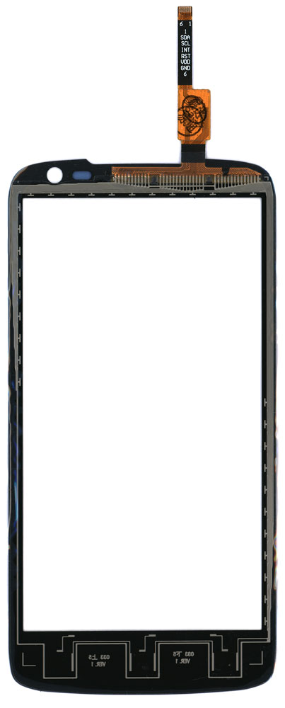 Сенсорное стекло (тачскрин) для Lenovo S820 черное