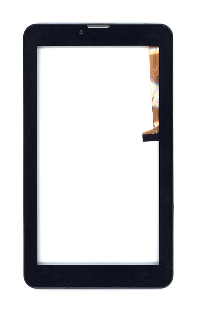 Сенсорное стекло (тачскрин) для Irbis TZ761 черное с рамкой