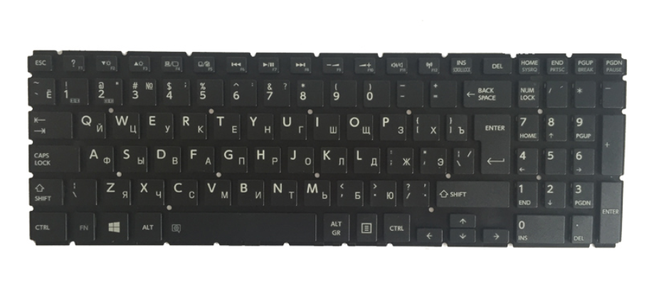 Клавиатура Toshiba Satellite P55W-B5220 OEM