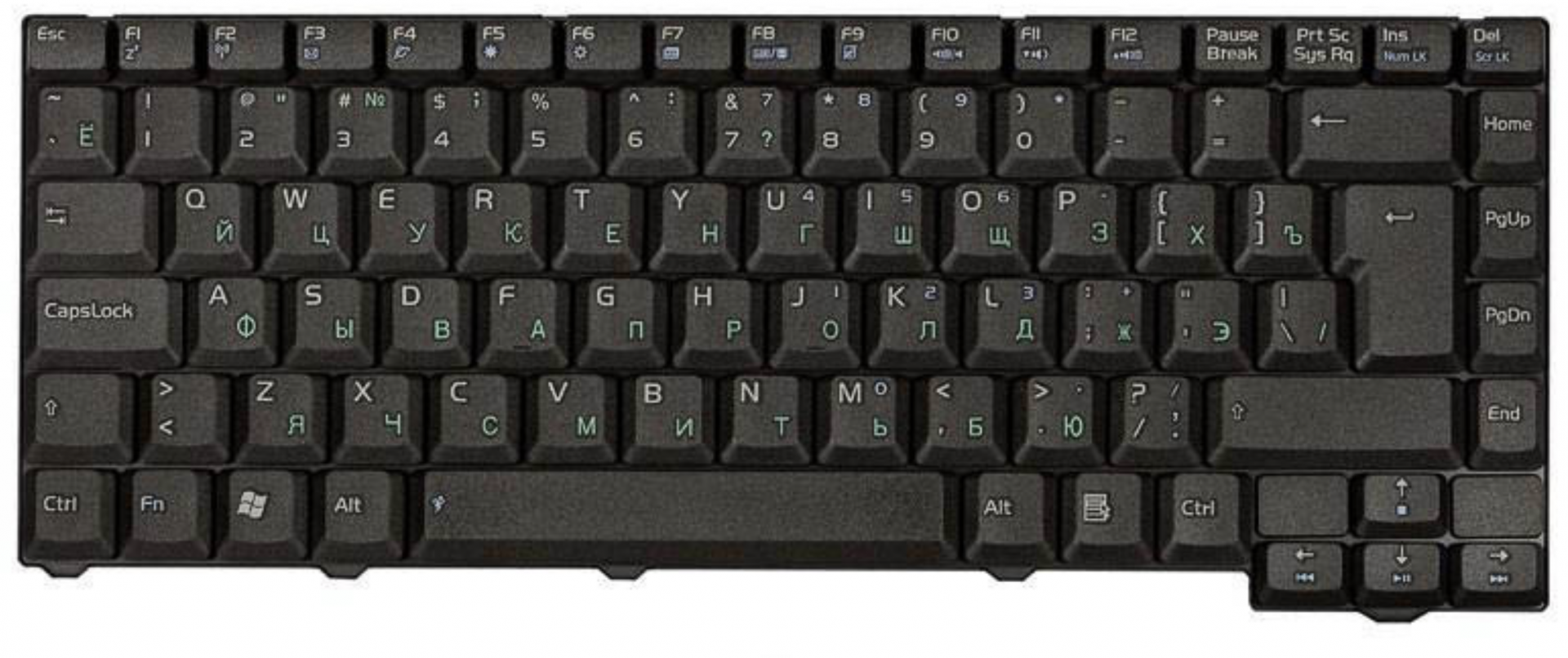 Клавиатура ASUS Z53L 28pin, OEM