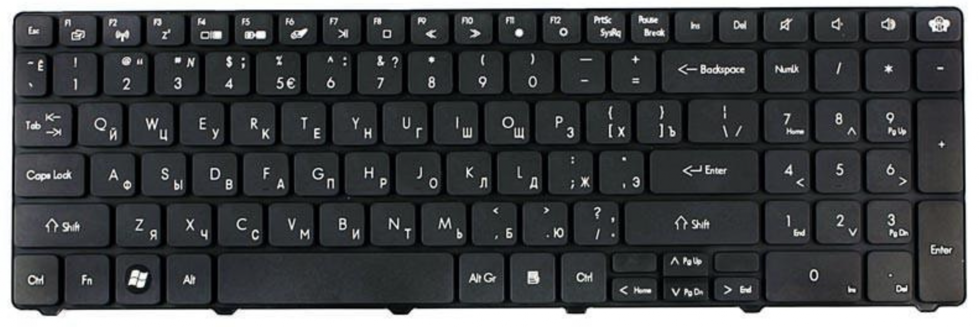 Клавиатура Packard Bell EasyNote TM81 OEM