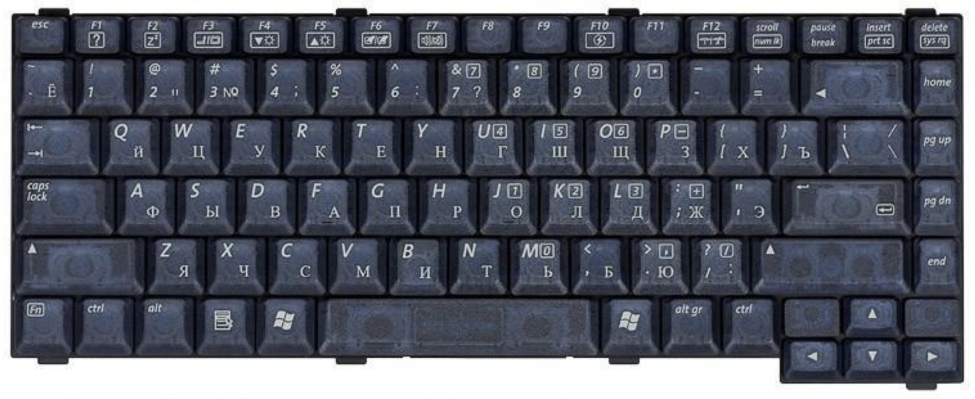 Клавиатура Toshiba Satellite M19 OEM