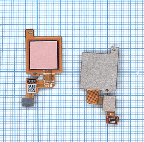 Шлейф со сканером отпечатка пальца для Xiaomi Mi 5x розовое золото