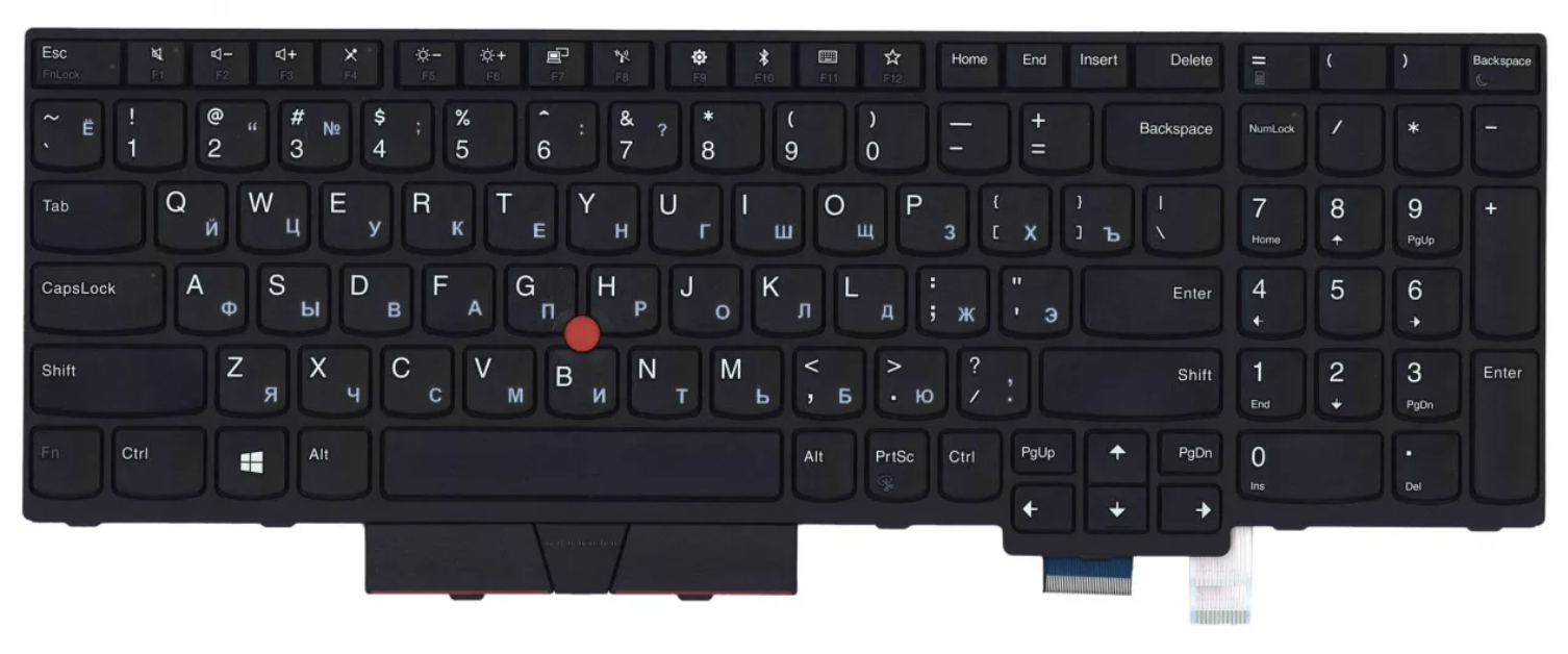 Клавиатура Lenovo ThinkPad T580 OEM