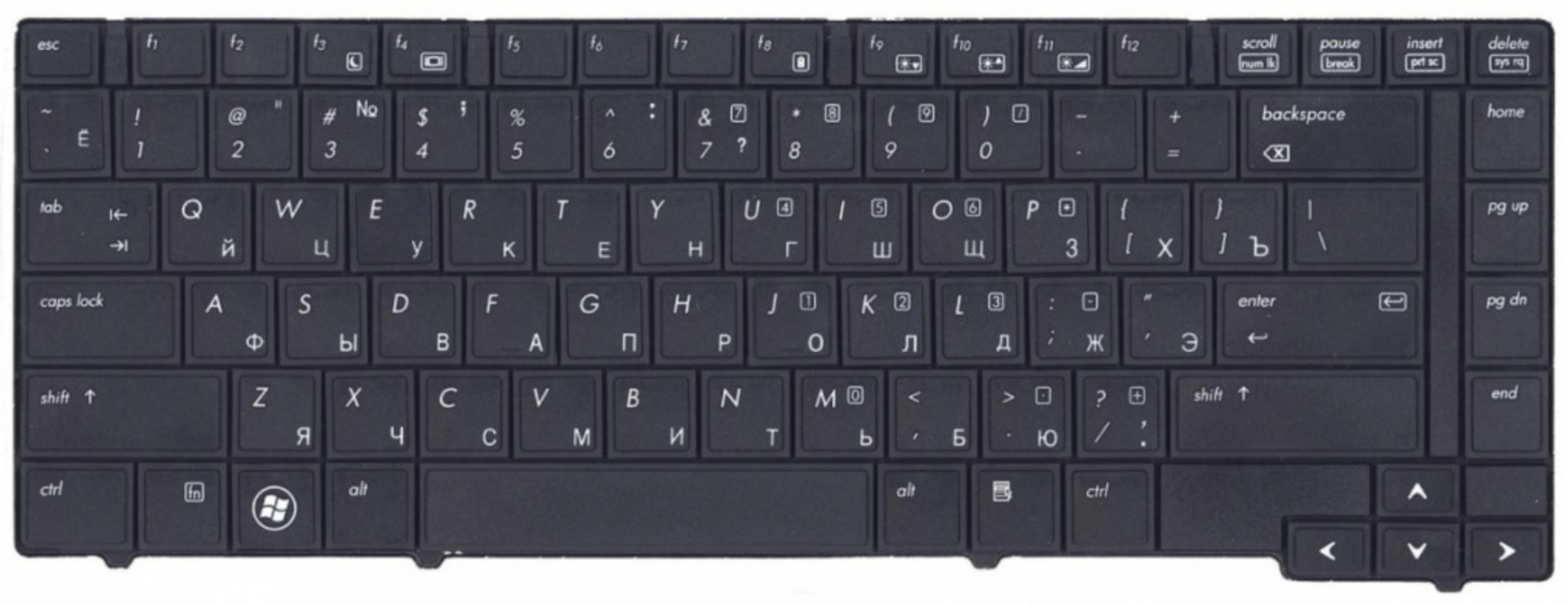 Клавиатура HP Elitebook 8440p OEM