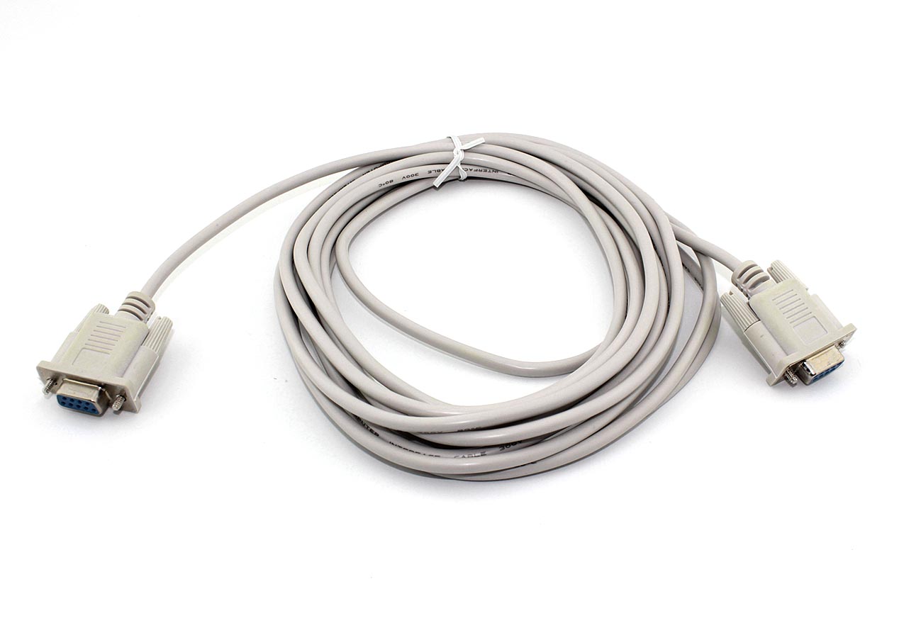 Кабель с разъёмами DB9 мама-мама 5 м