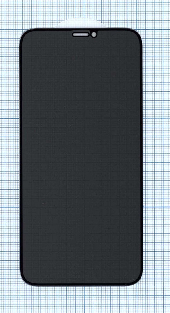 Защитное стекло Privacy "Анти-шпион" для iPhone 11 черное