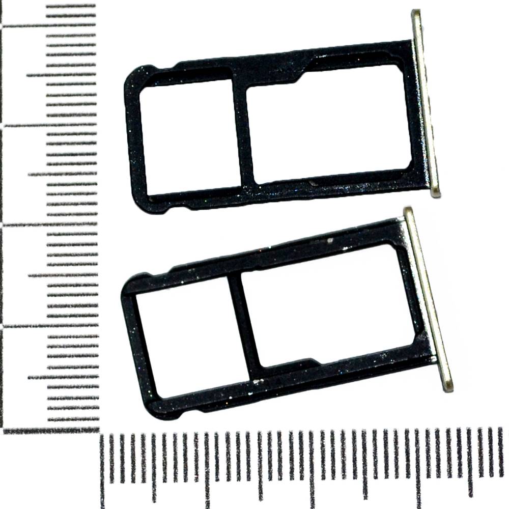 Держатель сим-карты Honor 8 Lite/P8 Lite 2017 золото