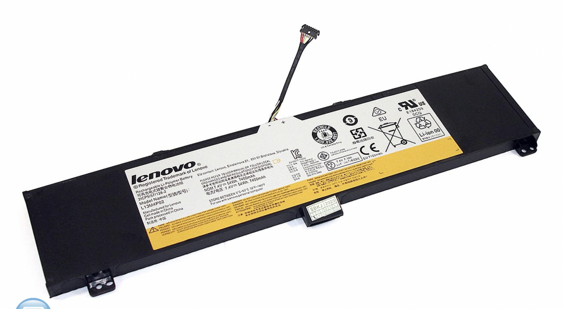 Аккумулятор Lenovo Y50-70 7.4V, 54Wh, Original