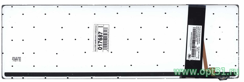 Клавиатура Asus N550J, N56DP с подсветкой (серебристая)