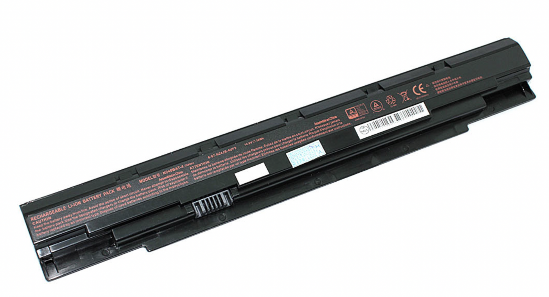 Аккумулятор Clevo N240BU 14.4V, 32Wh, OEM