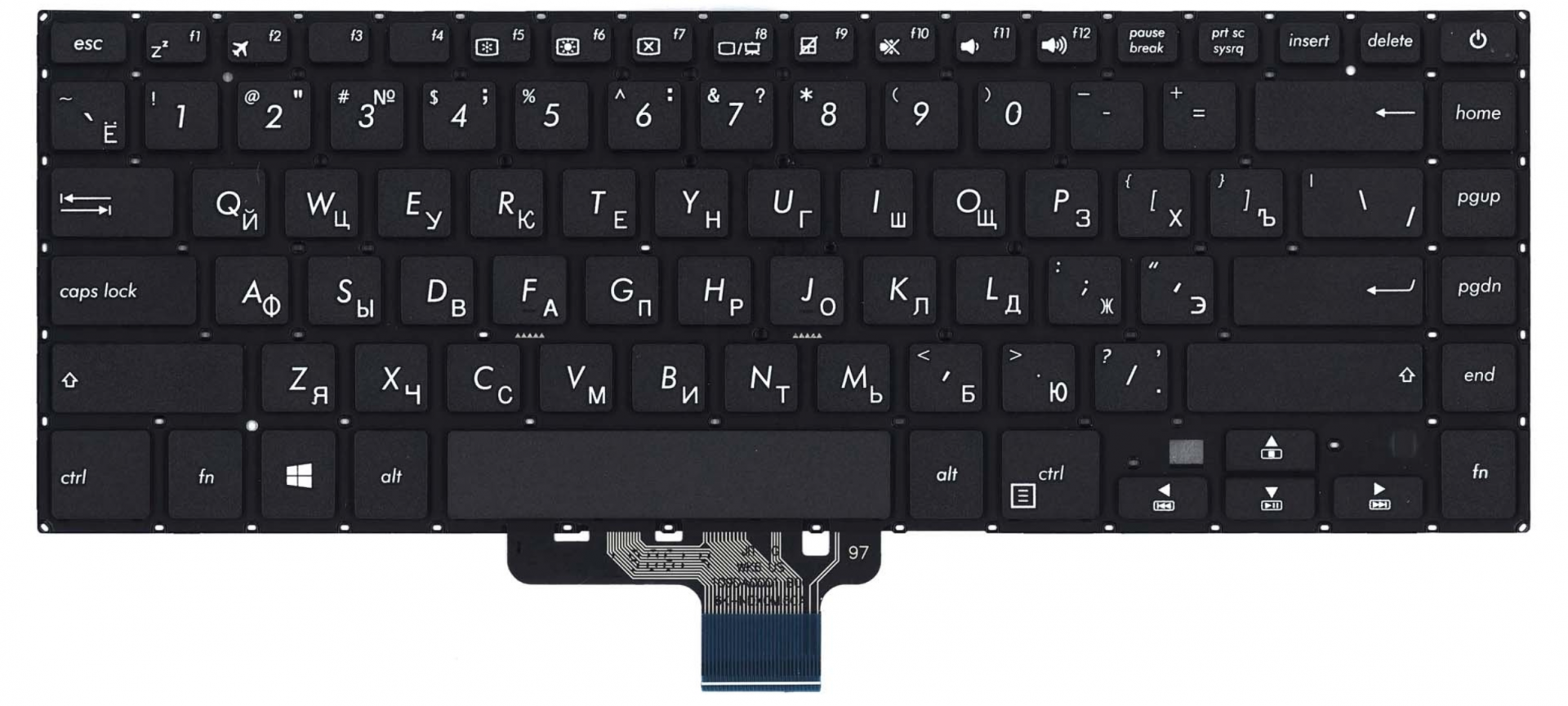 Клавиатура Asus VivoBook X510UR OEM