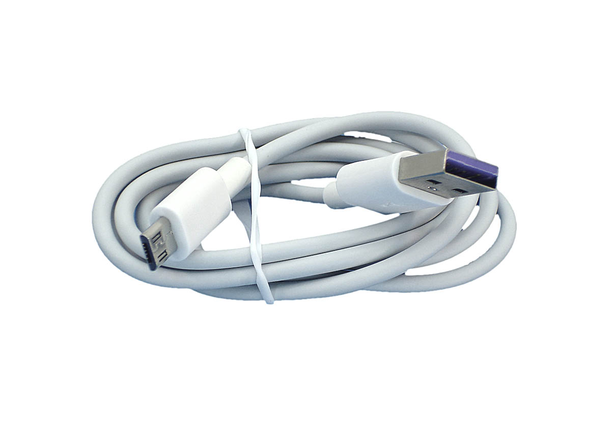 Кабель для зарядки USB - Micro USB, 1m. Белый