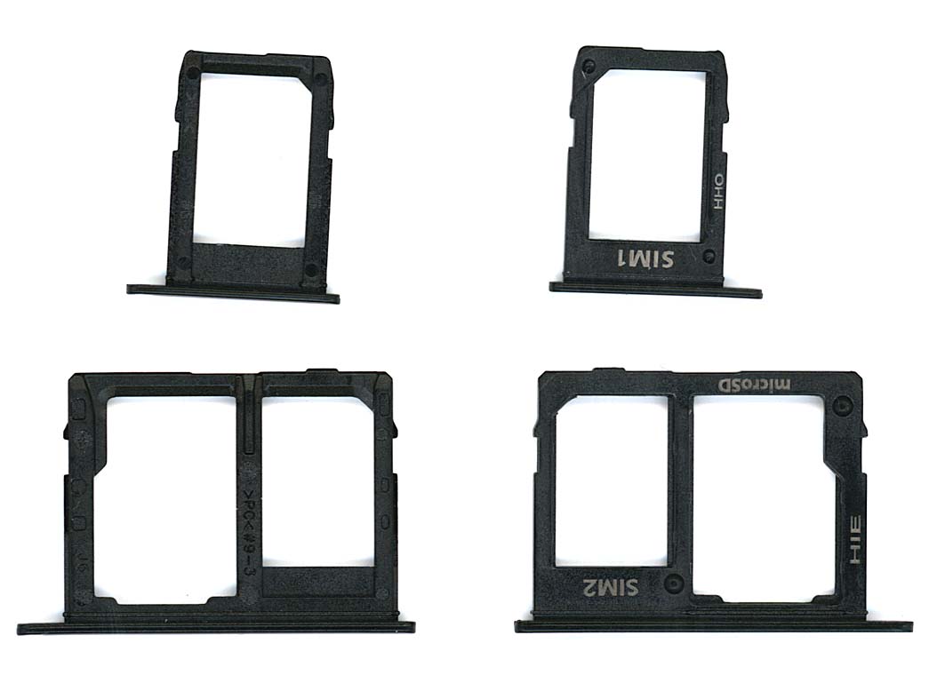 Лоток для SIM-карты Samsung Galaxy J4 (J400F) черный