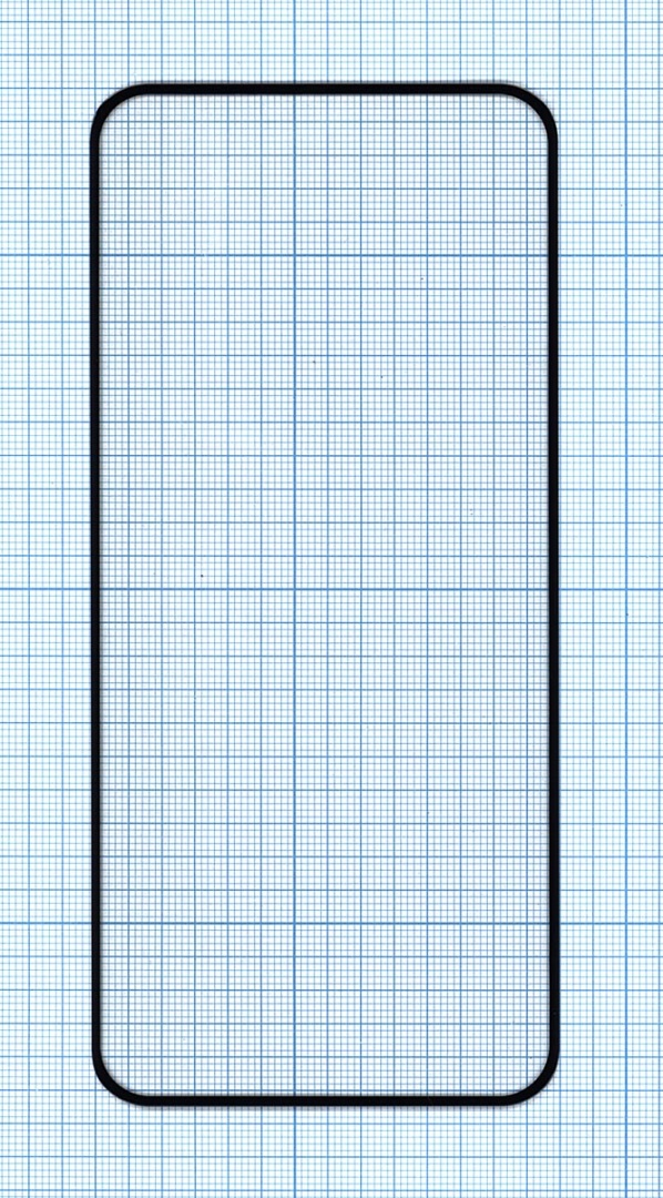 Защитное стекло "Полное покрытие" для Huawei P40 Pro черное