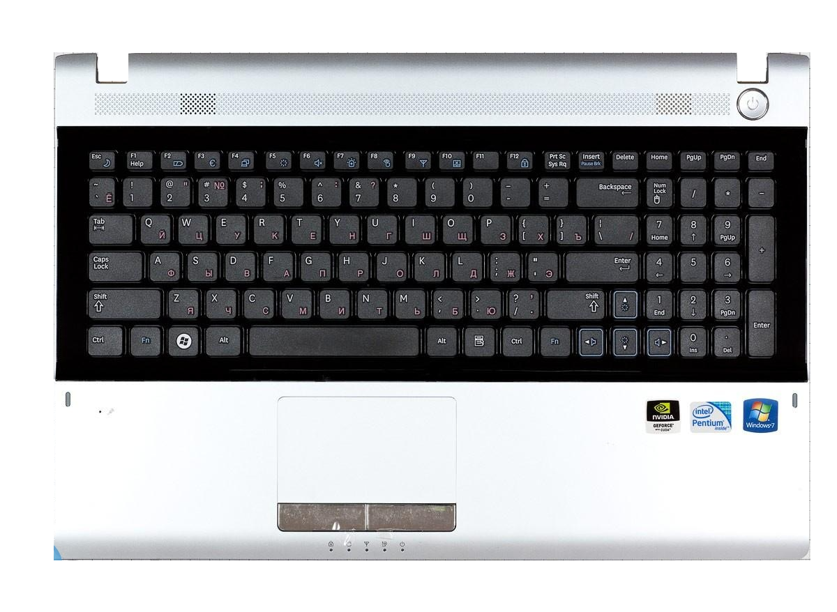 Клавиатура в сборе с топкейсом Samsung RV511 RV515 RV520