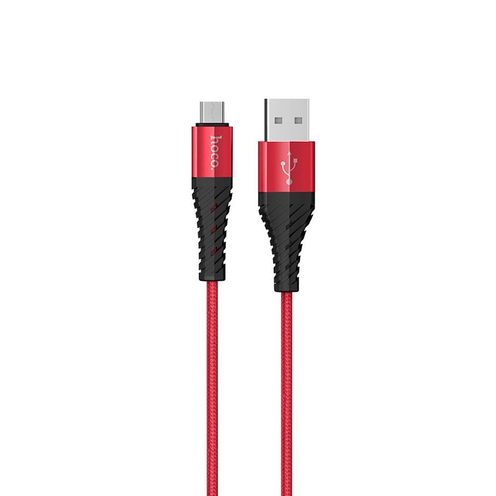 Кабель USB - micro USB HOCO X38 красный (1м)