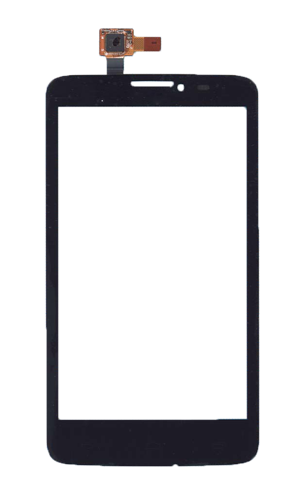 Сенсорное стекло (тачскрин) для Alcatel One Touch Scribe Easy 8000D черное