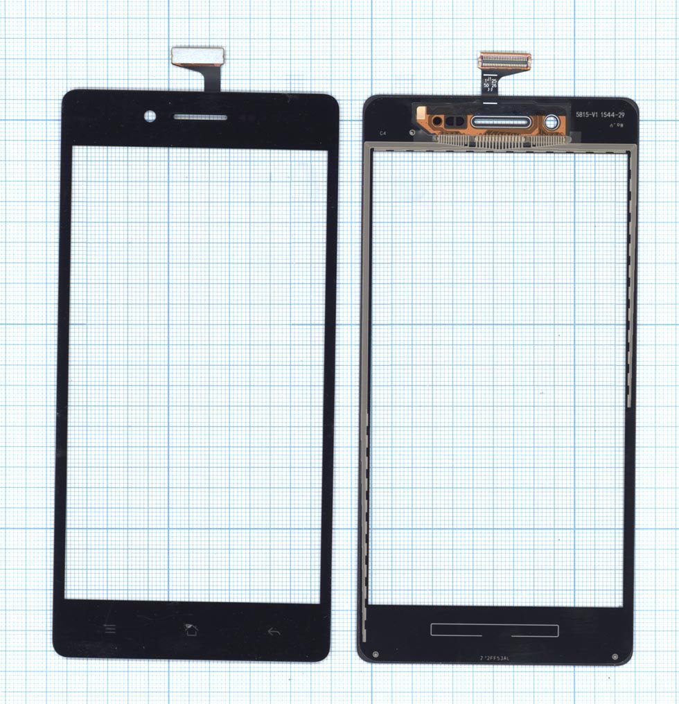 Сенсорное стекло (тачскрин) для OPPO Neo 7 черное