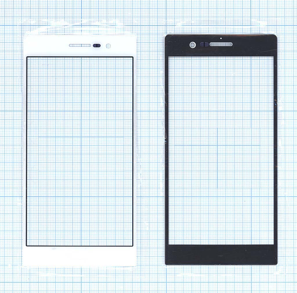 Стекло для Huawei Ascend P7 белое