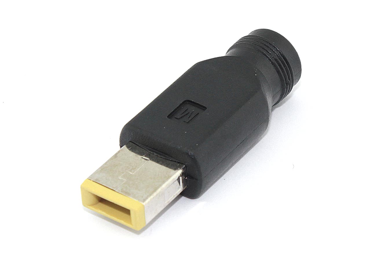 Переходник для ноутбуков Lenovo 5.5x2.1 прямоугольгный