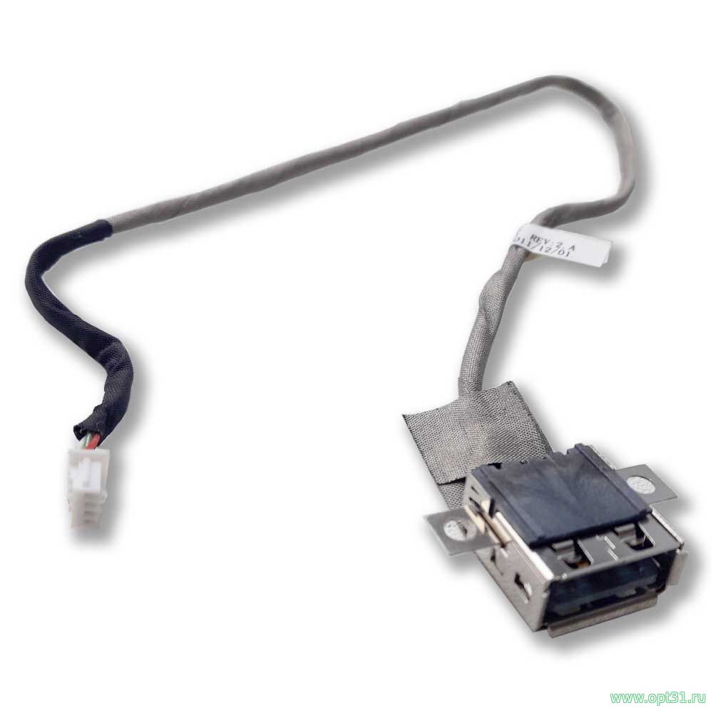 Разъём USB с кабелем 4-pin Lenovo G560, G565, G570, G575, G475, Z565, Z560