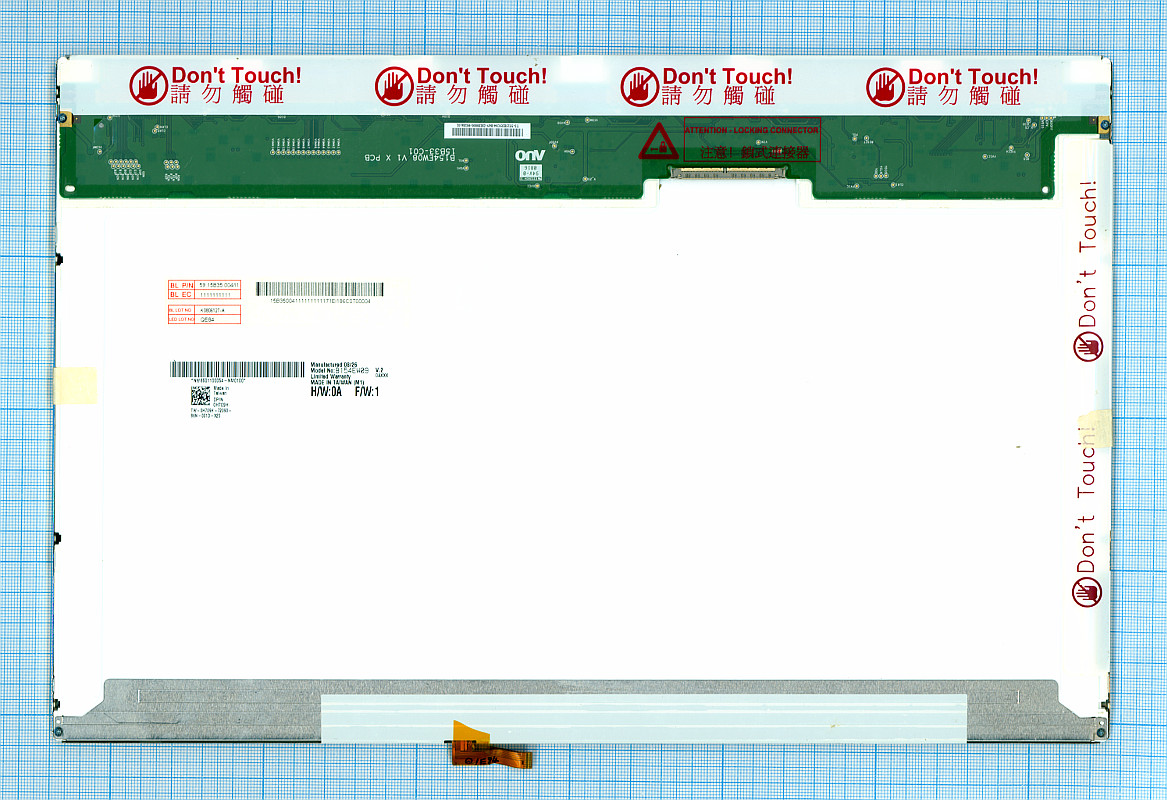 Матрица B154EW09 v.2 HW:1A (глянцевая)