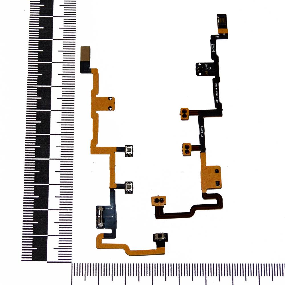 Шлейф iPad 2 + кнопка вкл. + бок.кнопк. (821-1151-A v.1)