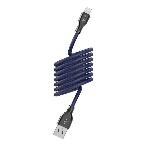 Кабель USB - Lightning 8-pin DOTFES A07 Mechanic синий (1м)