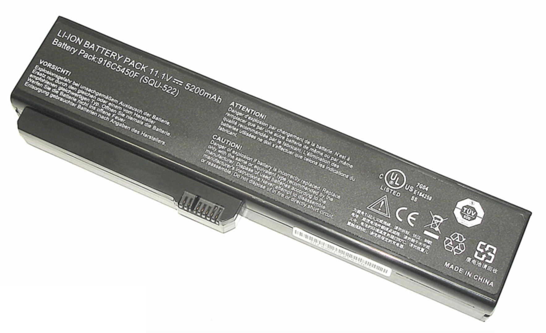 Аккумулятор Fujitsu Siemens Amilo Si1520 11.1V, 5200mAh, OEM