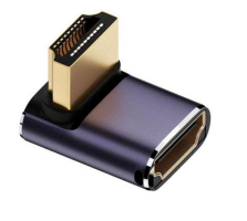 Переходник HDMI угловой  папа-мама вверх