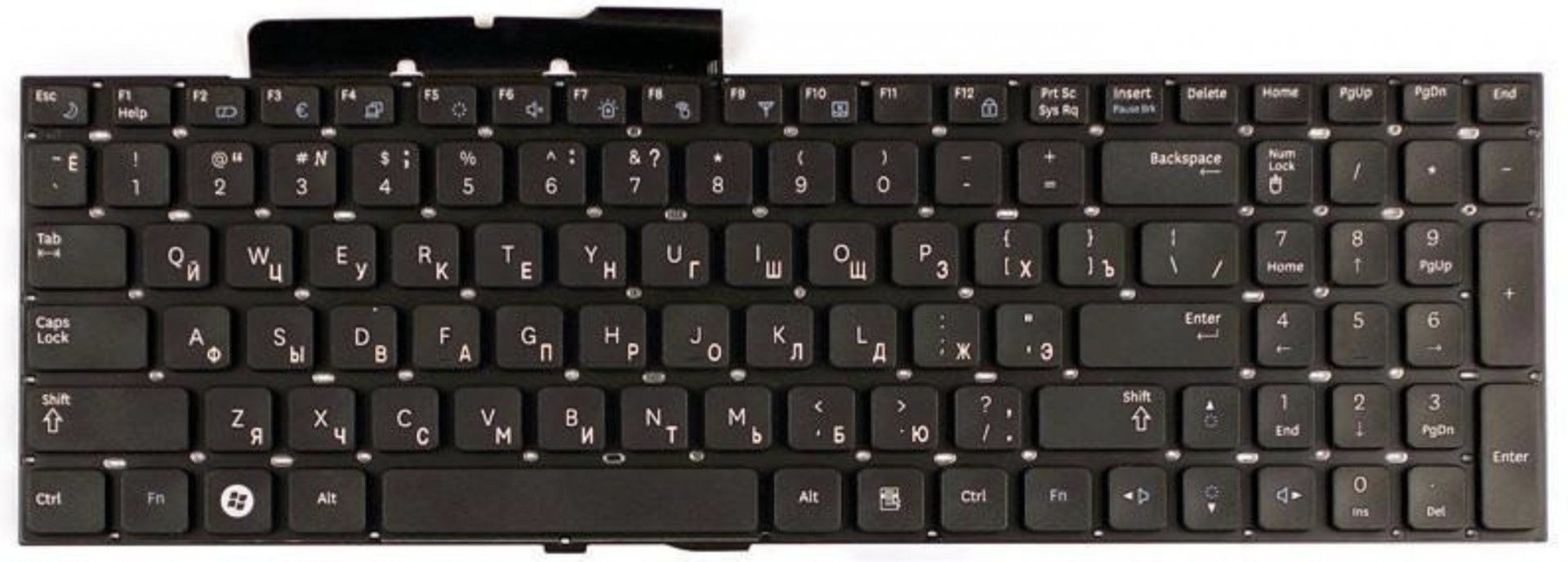 Клавиатура Samsung RF511-S01 черная OEM