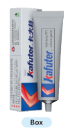 Высокотемпературный силиконовый герметик Kafuter K-583 серебристый 55 грамм