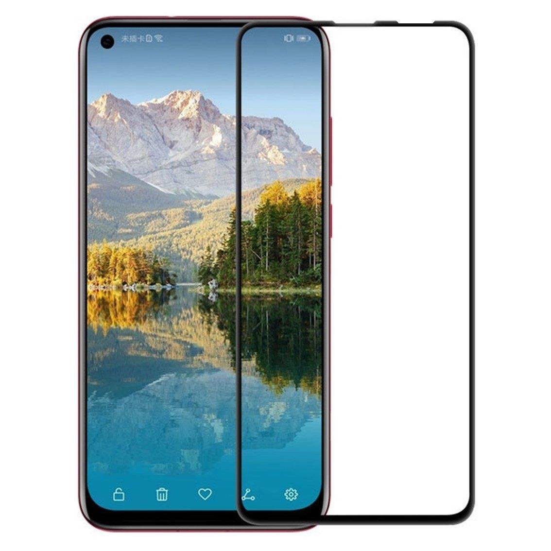 Защитное стекло 5D во весь экран Huawei Honor View 20/V20