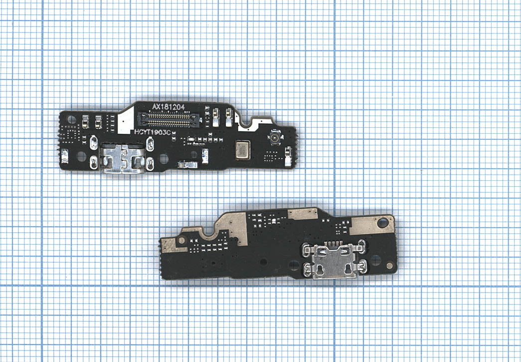 Плата разъема питания с микрофоном для Xiaomi Redmi Note 6