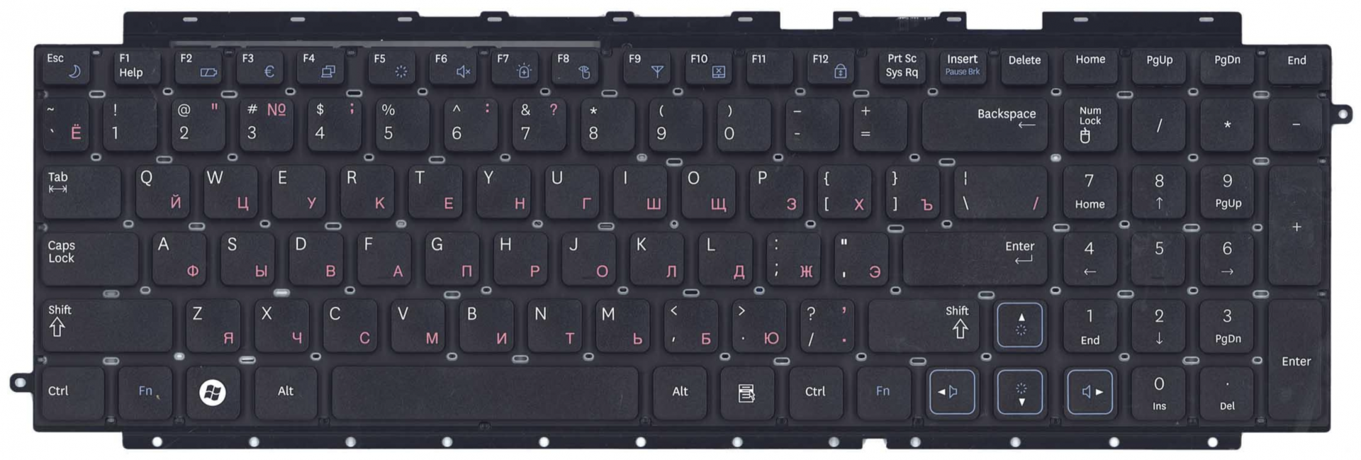 Клавиатура Samsung RC711 OEM