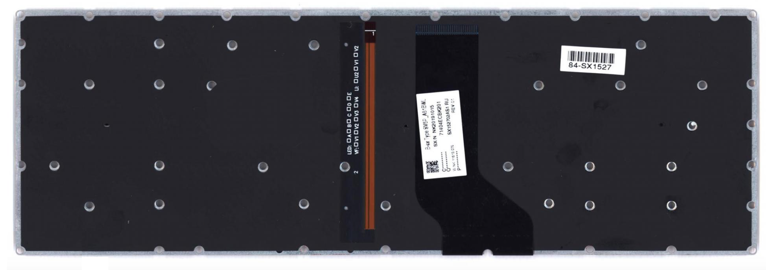 Клавиатура Acer Aspire VN7-593G-73KV с красной подсветкой, OEM