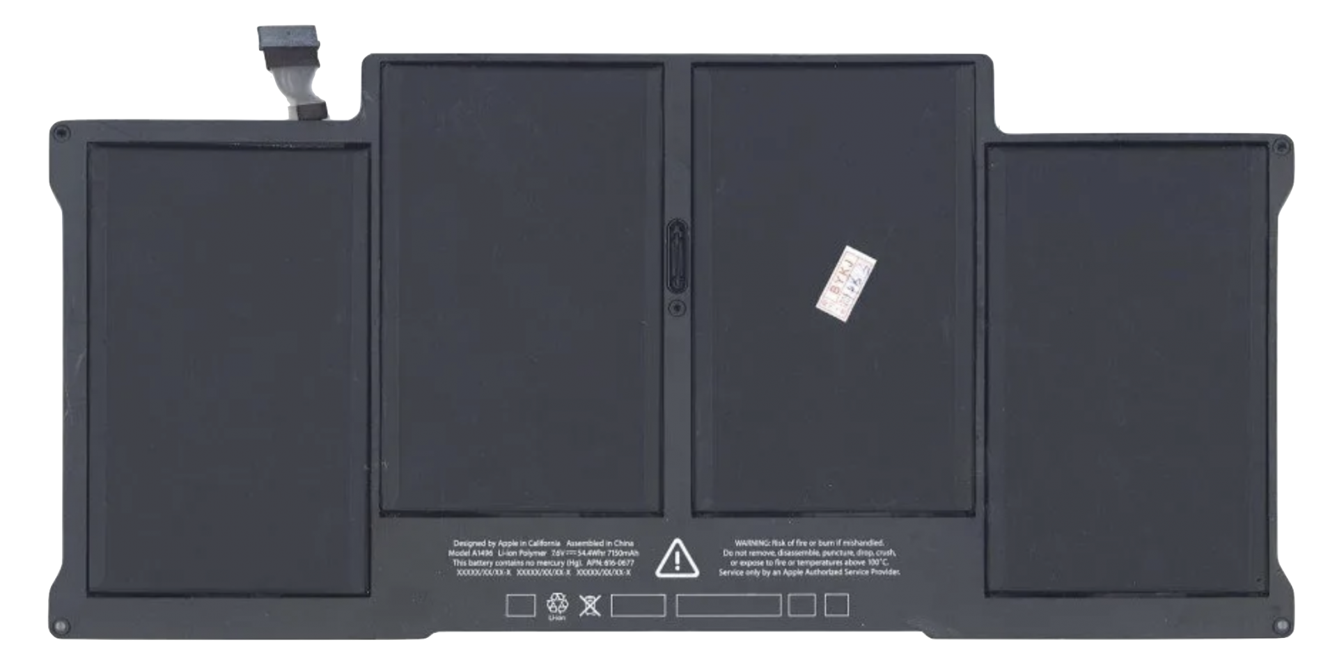 Аккумулятор Apple MacBook Air 13.3" 2017 A1466 (MQD32LL/A) 7.6V, 7200mAh, OEM