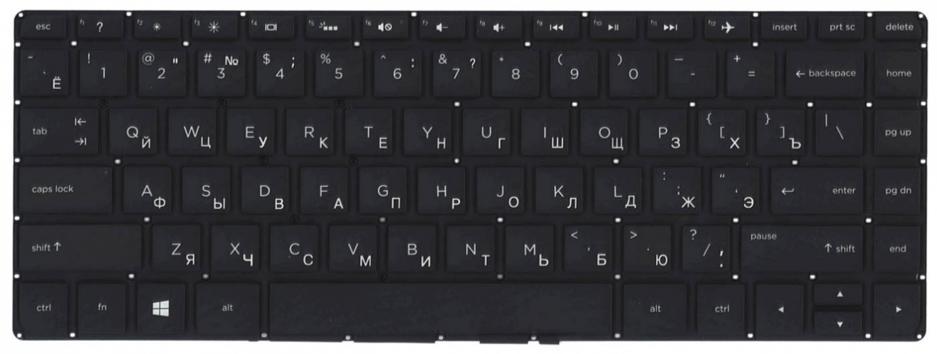 Клавиатура HP Envy 14-u с подсветкой, OEM