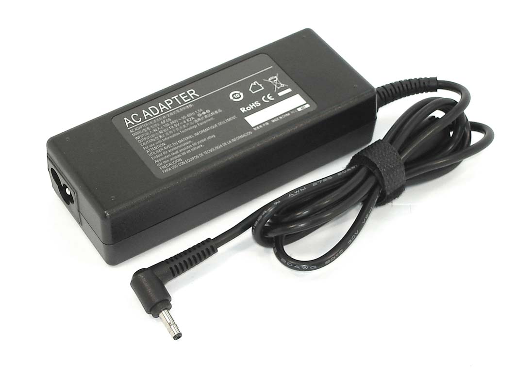 Блок питания (сетевой адаптер) для ноутбуков Dell 19.5V 4.62A 4.0*1.7mm 90W OEM