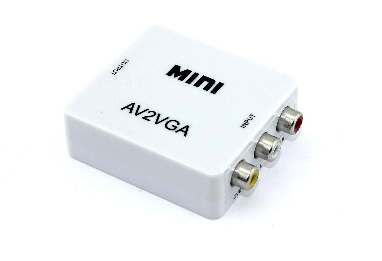 Переходник с AV (тюльпаны) на VGA