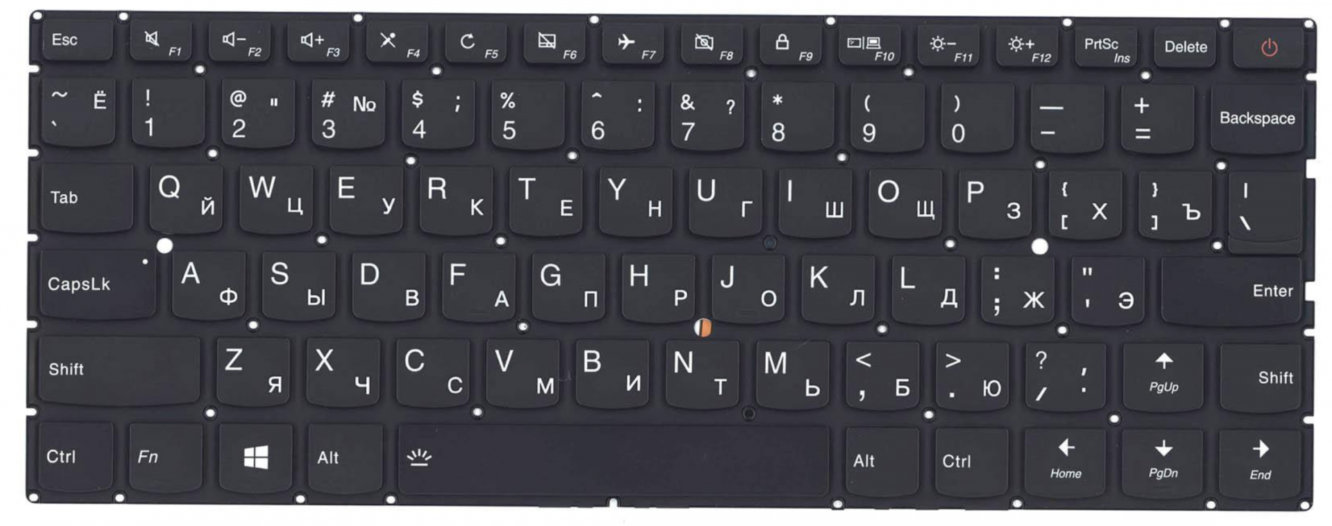 Клавиатура Lenovo IdeaPad 510S-13ISK с подсветкой, OEM