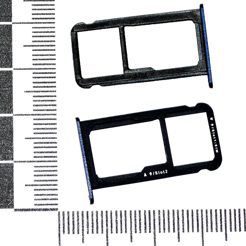 Держатель сим-карты Honor 8 Lite/P8 Lite 2017 синий