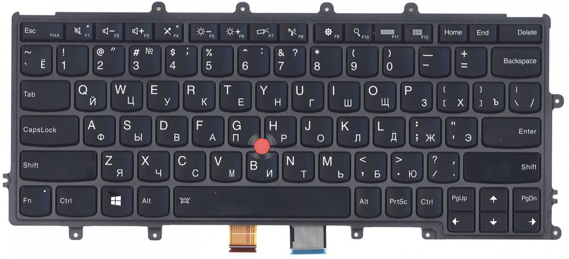 Клавиатура Lenovo ThinkPad X240 с подсветкой, OEM